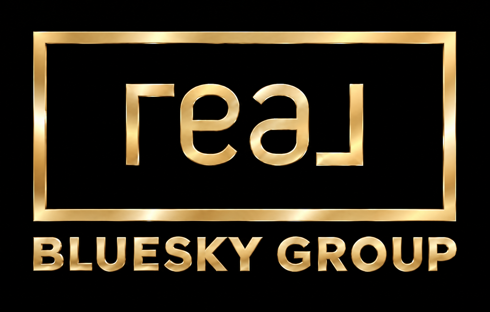 The REAL BlueSky Group gold logo